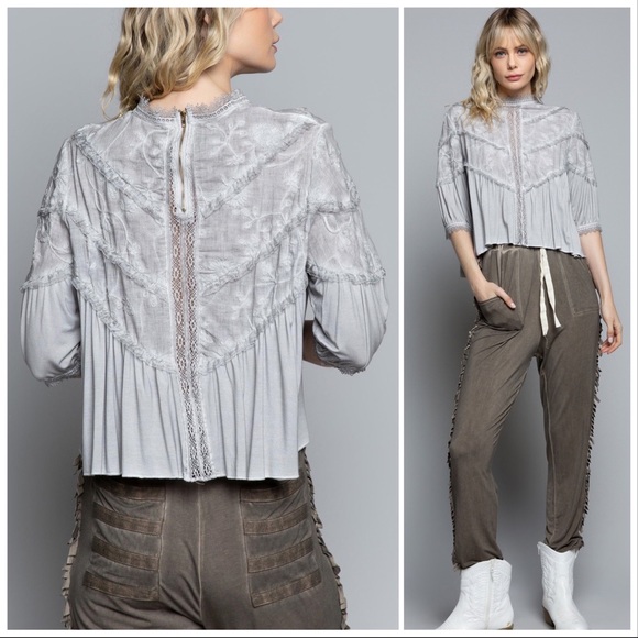 On the Fringe Mineral wash Joggers - Picture 4 of 10